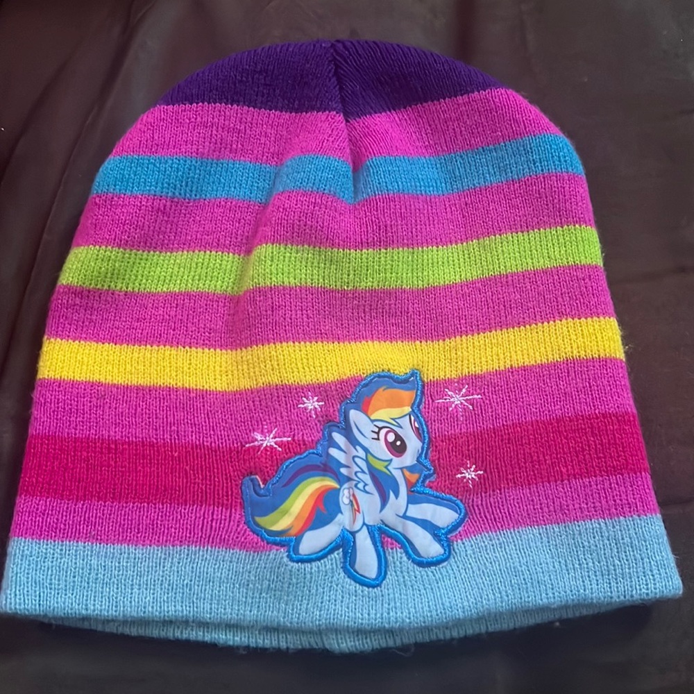 My little pony rainbow beanie